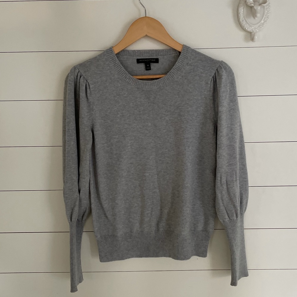 Banana Republic Puffy Sleeve Sweater